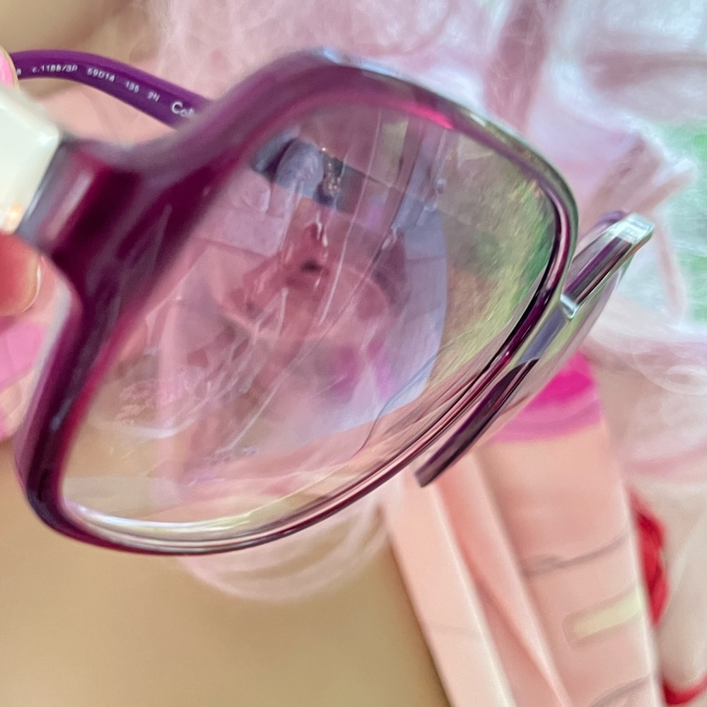 CHANEL Purple Sunglasses - Picture 6 of 8